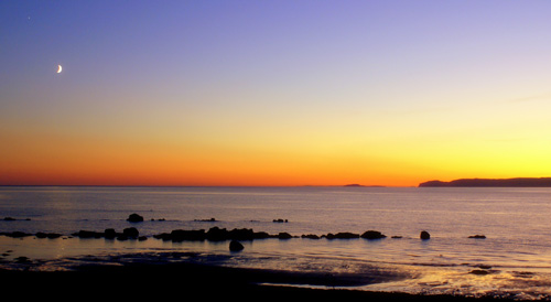 Sunset at Blackwaterfoot, Isle of Arran