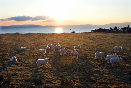 Sunset, Kilpatrick, Isle of Arran